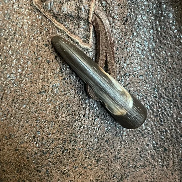 Men's Brown 100% Sheepskin Shearling Coat - Vintage Oscar Leopold - Picture 11 of 11